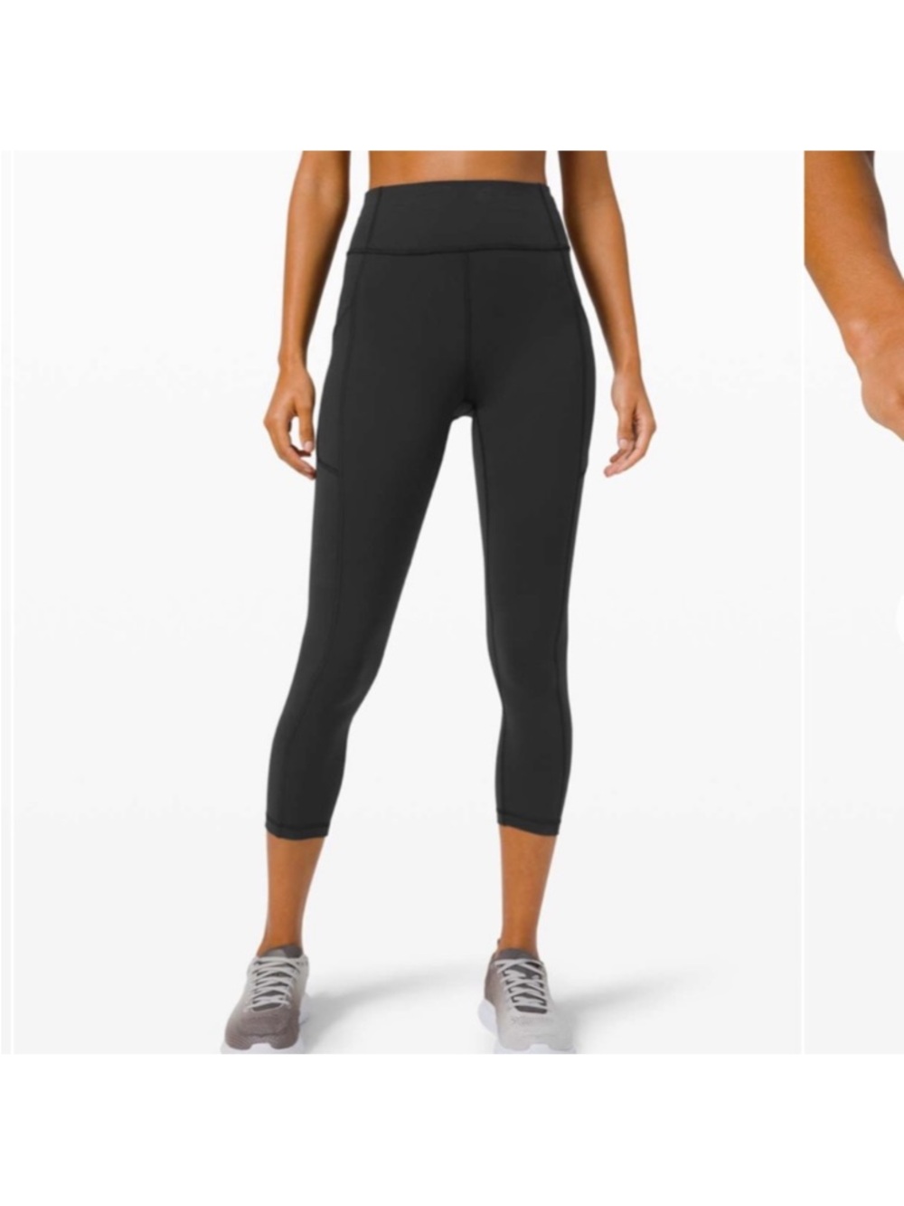 Lululemon Invigorate High-Rise Crop 23" Black - Picture 2 of 6